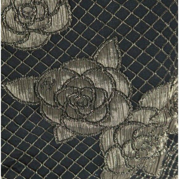 Authentic CHANEL Camellia Lamé Swimsuit Vintage Rose 38 - Picture 6 of 10